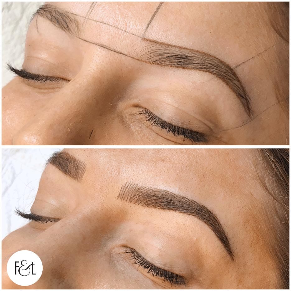Brooke cosmetic tattoo before and after photos